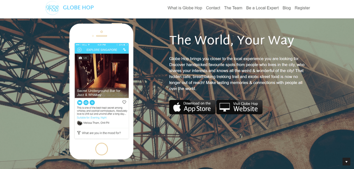 Statistiche di design web di Globehop Statistiche di design web di Globehop
