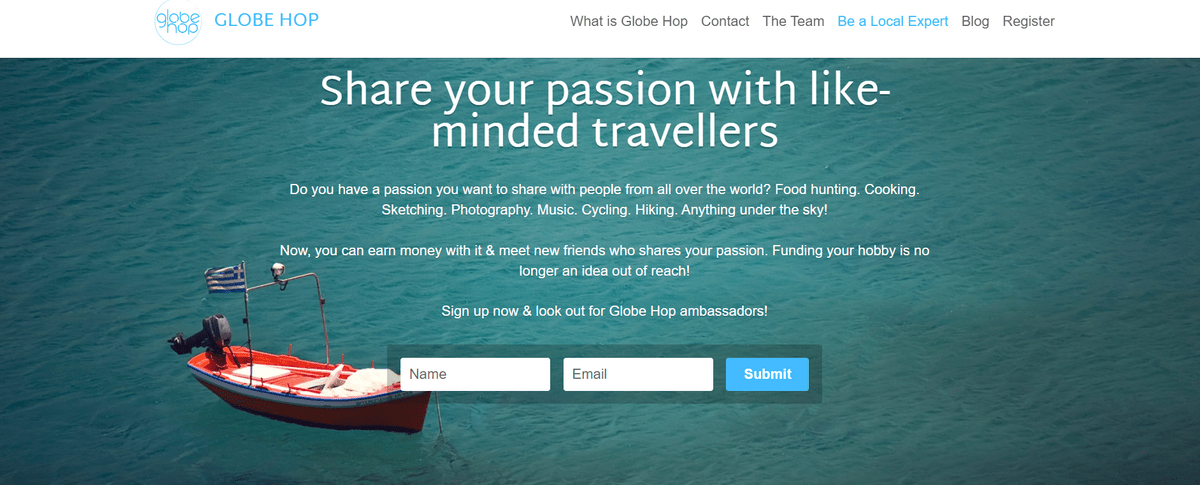 Globehop电子邮件订阅者 Globehop电子邮件订阅者