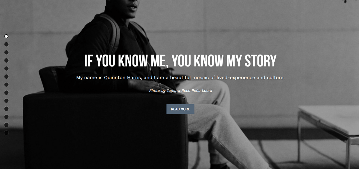 Quinnton personal branding website Quinnton personal branding website