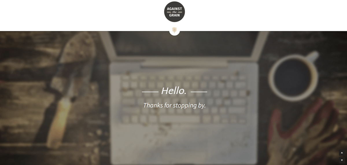 Grain ecommerce with Strikingly