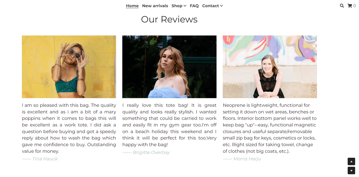 Neoprene customer testimonials Neoprene customer testimonials