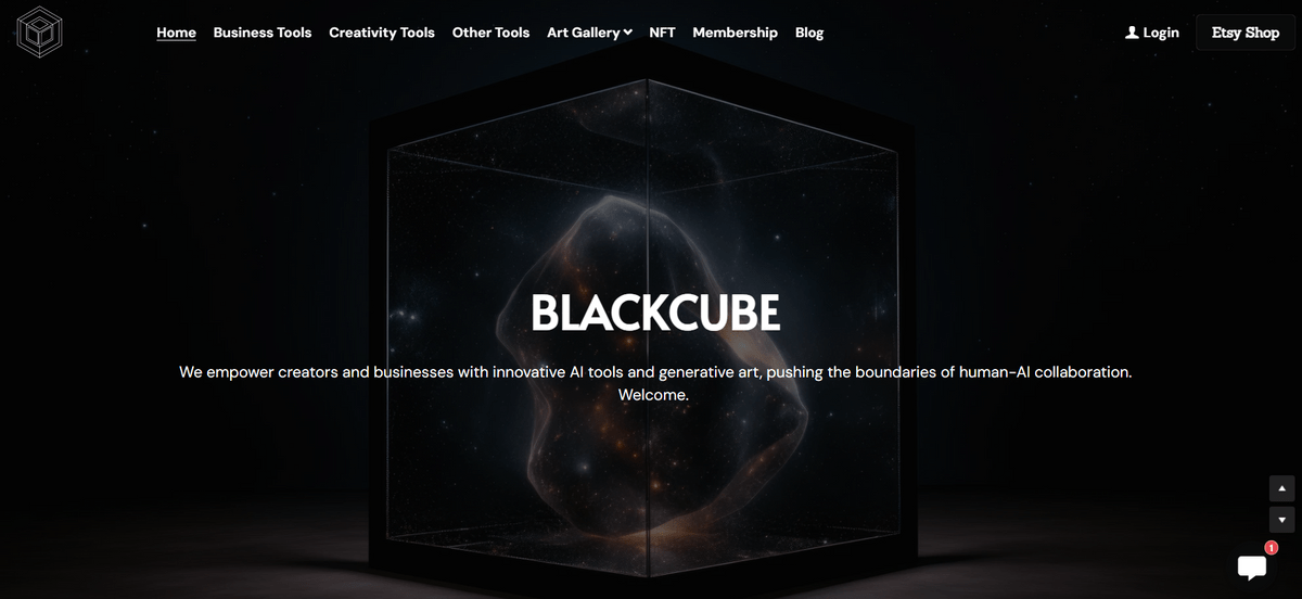 Blackcube ecommerce website