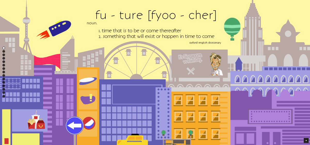 Effective website graphics like Future