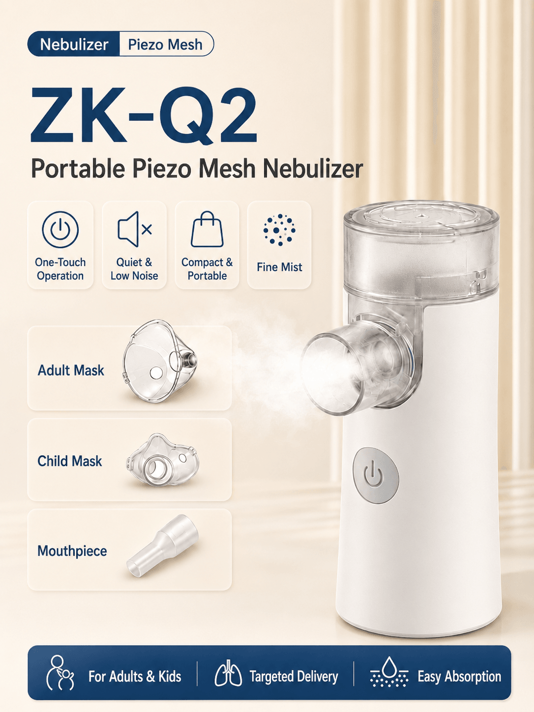 ZK-Q2 Mesh Nebulizer