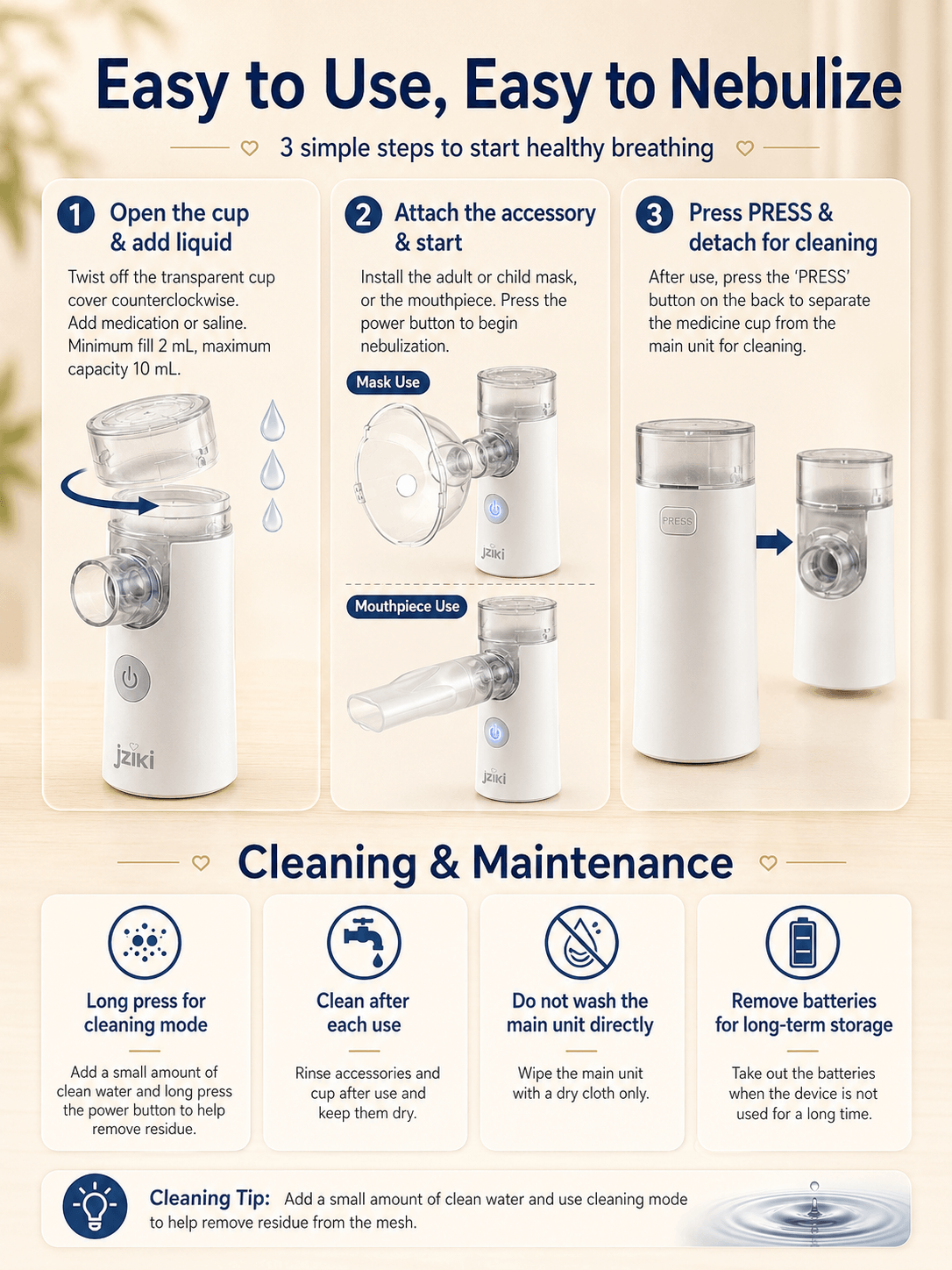 ZK-Q2 Mesh Nebulizer
