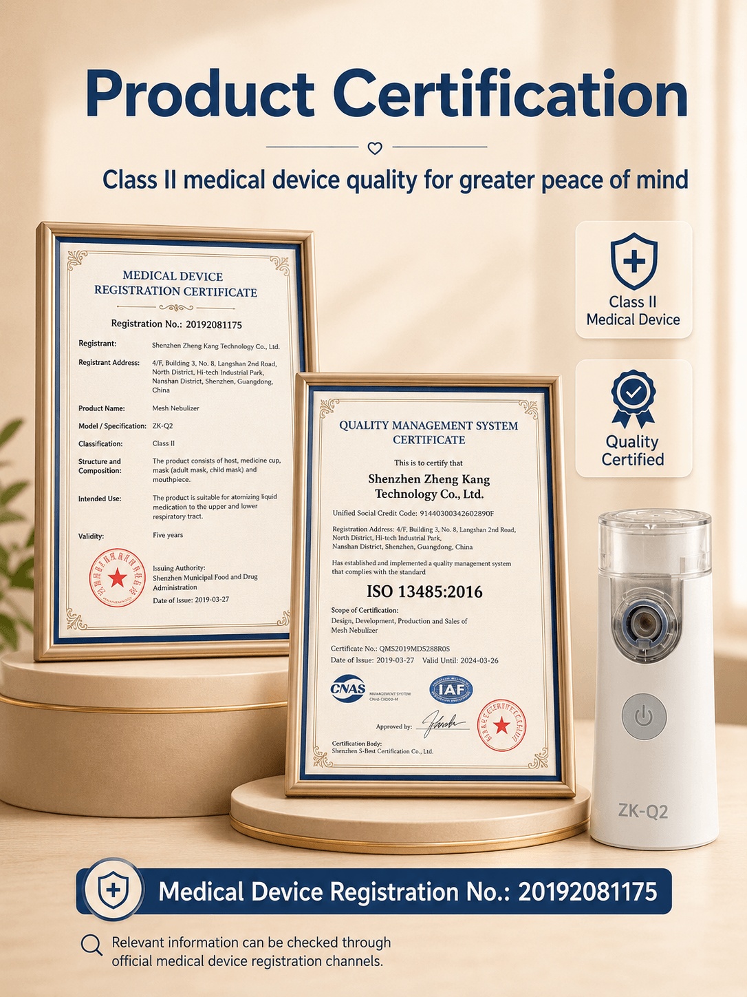 ZK-Q2 Mesh Nebulizer