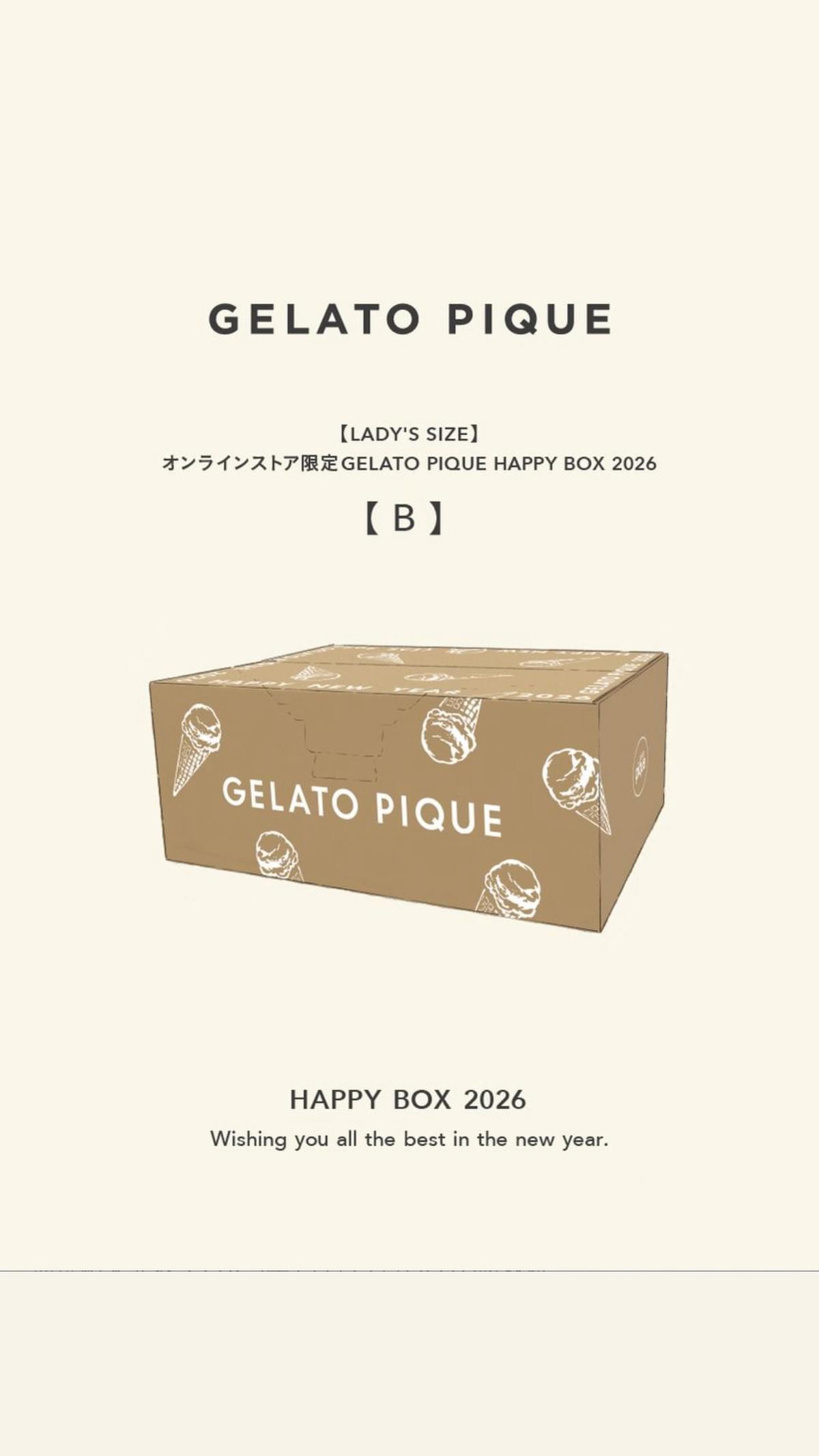 免運費!Gelato Pique Happy Box 2026 日本福袋