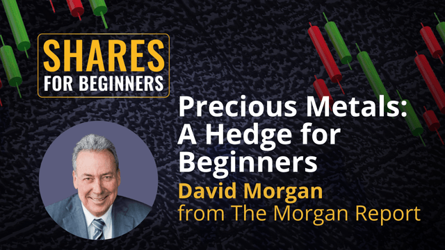 Precious Metals: A Hedge for Beginners. David Morgan from The Morgan Report Precious Metals: A Hedge for Beginners. David Morgan from The Morgan Report