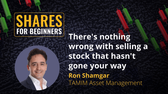 There's nothing wrong with selling a stock that hasn't gone your way.  Ron Shamgar  TAMIM Asset Management There's nothing wrong with selling a stock that hasn't gone your way.  Ron Shamgar  TAMIM Asset Management
