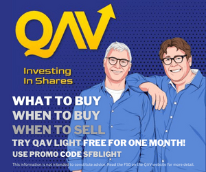 QAV Tony Kynaston taking the stress out of share investing QAV Tony Kynaston taking the stress out of share investing