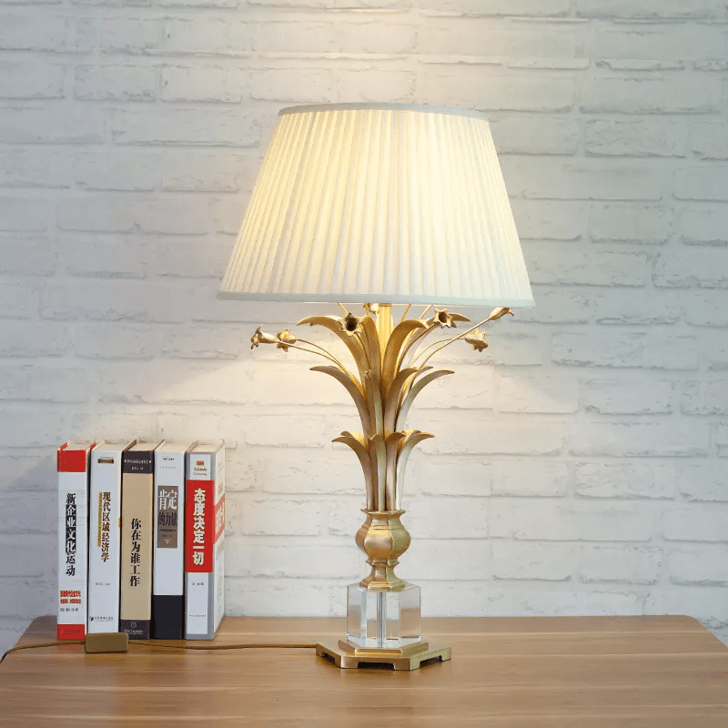 Modern crystal bedside table lamp with sleek design for bedroom lighting Modern crystal bedside table lamp with sleek design for bedroom lighting