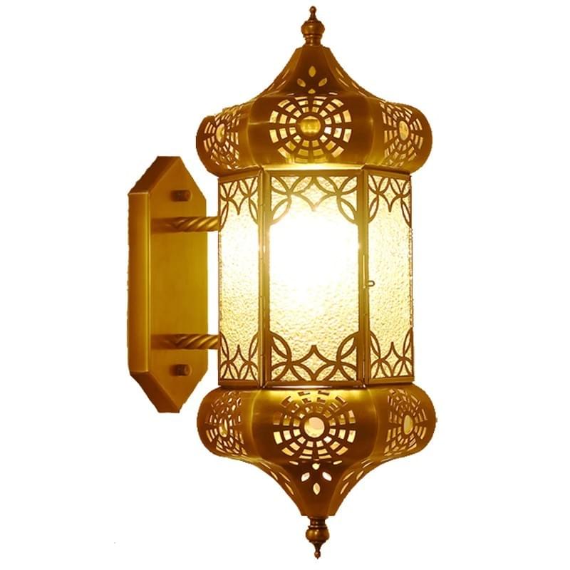Hollow-cut metal Islamic wall lamp Hollow-cut metal Islamic wall lamp