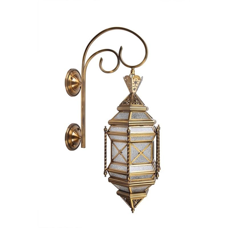 Colored glass mosque wall lantern Colored glass mosque wall lantern
