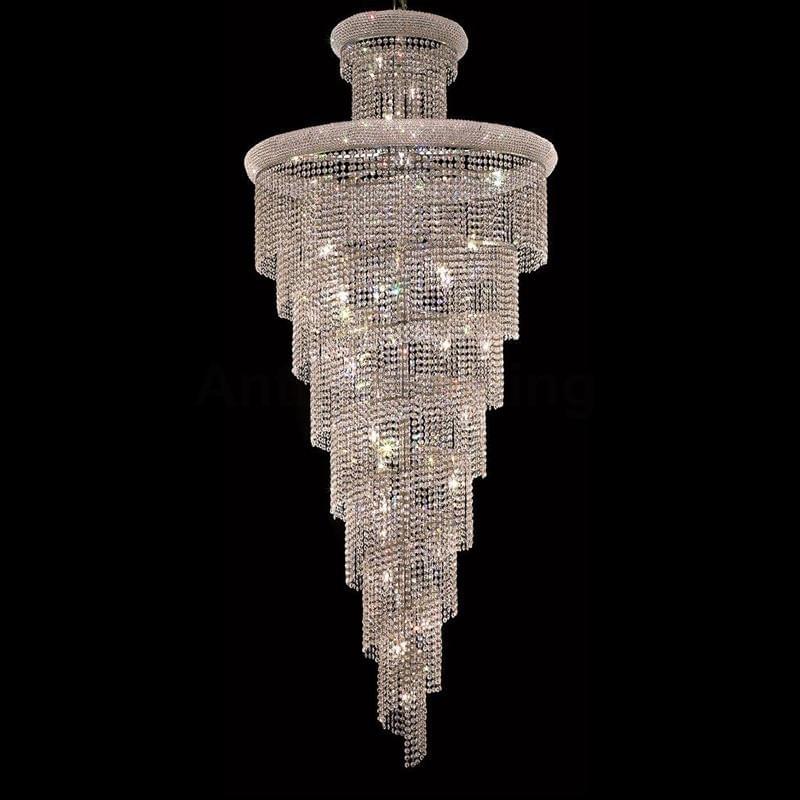 Spiral design empire chandelier for modern staircases Spiral design empire chandelier for modern staircases