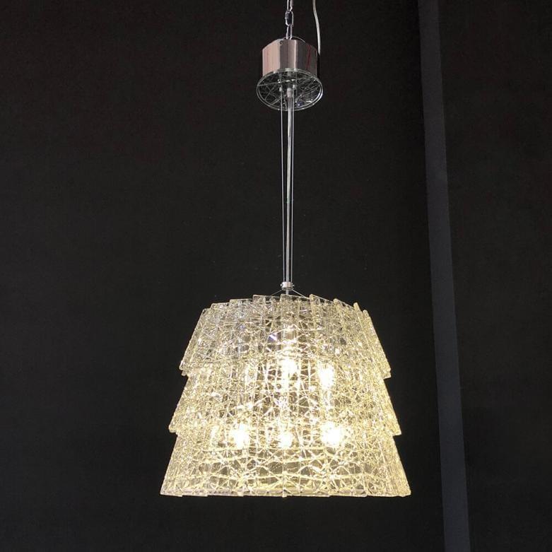 Sleek Baccarat-style mini pendant lamp perfect for low ceiling rooms and contemporary living spaces. Sleek Baccarat-style mini pendant lamp perfect for low ceiling rooms and contemporary living spaces.