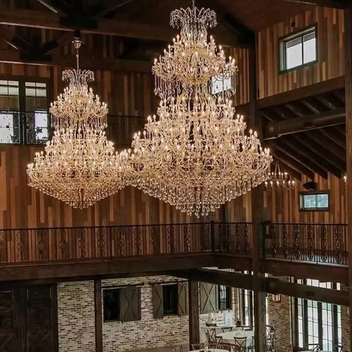 golden Maria Theresa crystal chandelier for wedding rentals golden Maria Theresa crystal chandelier for wedding rentals