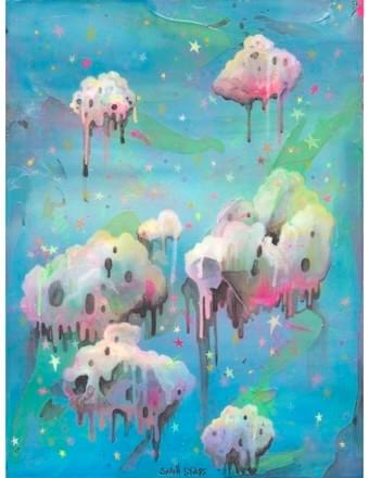 Cosmic Drip Sarah Stivers Painting 2025 acrylic on canvas Cosmic Drip Sarah Stivers Painting 2025 acrylic on canvas