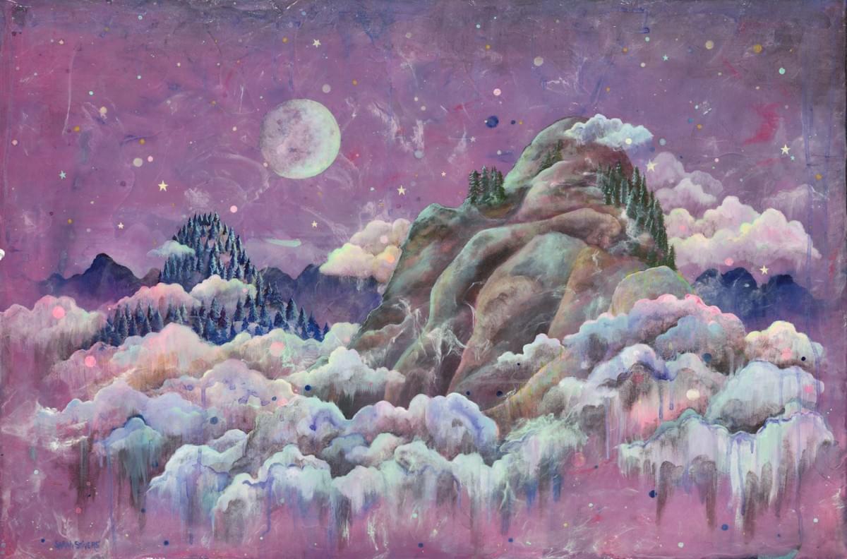 Cosmic Drip Sarah Stivers Painting 2025 acrylic on canvas Cosmic Drip Sarah Stivers Painting 2025 acrylic on canvas