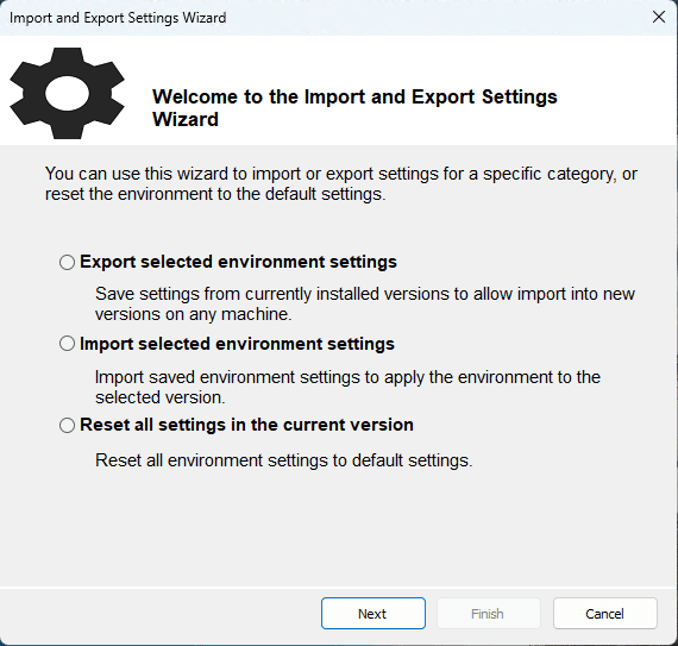 IronCAD 2026 移轉工具,自動導入模板與設定,簡化版本升級流程。 IronCAD 2026 移轉工具,自動導入模板與設定,簡化版本升級流程。