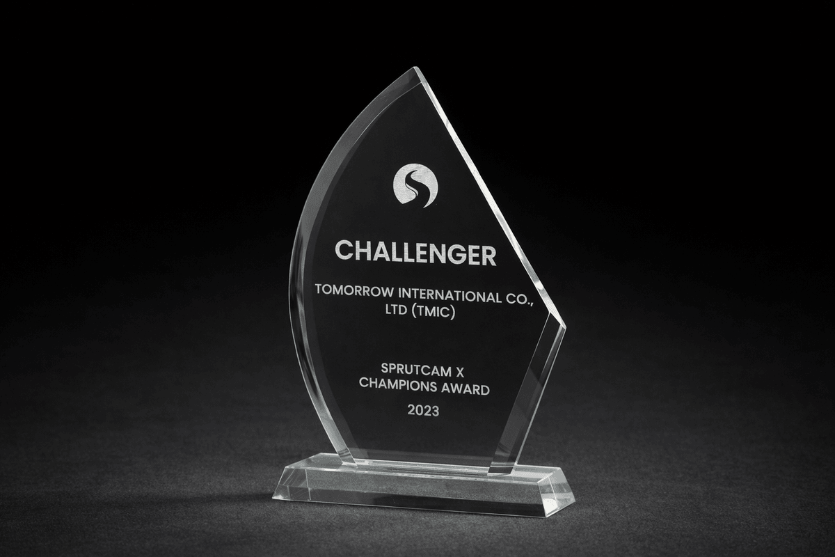 明日國際 獲獎SprutCAM X 銷售冠軍獎殊榮 明日國際 獲獎SprutCAM X 銷售冠軍獎殊榮