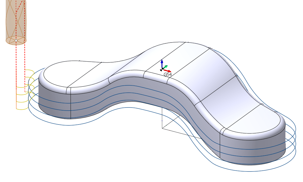 ENCY CAM 3D輪廓加工 ENCY CAM 3D輪廓加工