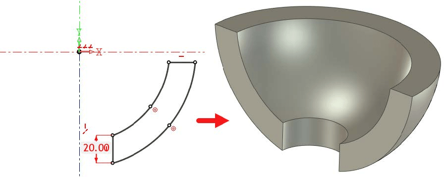 IronCAD教學 3D 旋轉建模 IronCAD教學 3D 旋轉建模