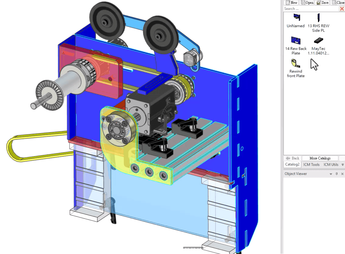 IronCAD 2026 3D 圖塊示意圖,多零件可加入同一圖塊或組成組件圖塊。 IronCAD 2026 3D 圖塊示意圖,多零件可加入同一圖塊或組成組件圖塊。