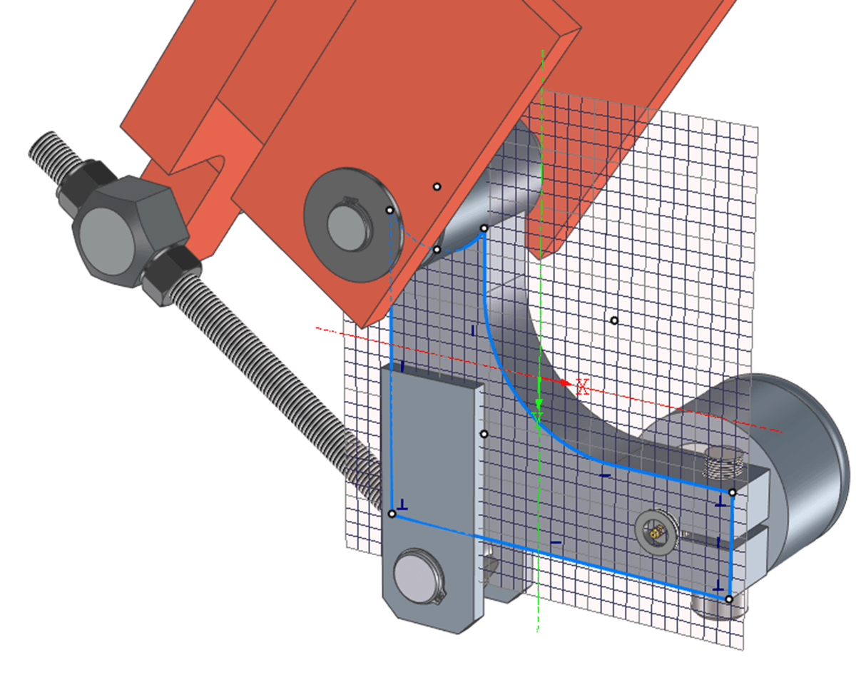 IronCAD 兼具一般 3D CAD 的草圖與特徵建構能力 IronCAD 兼具一般 3D CAD 的草圖與特徵建構能力
