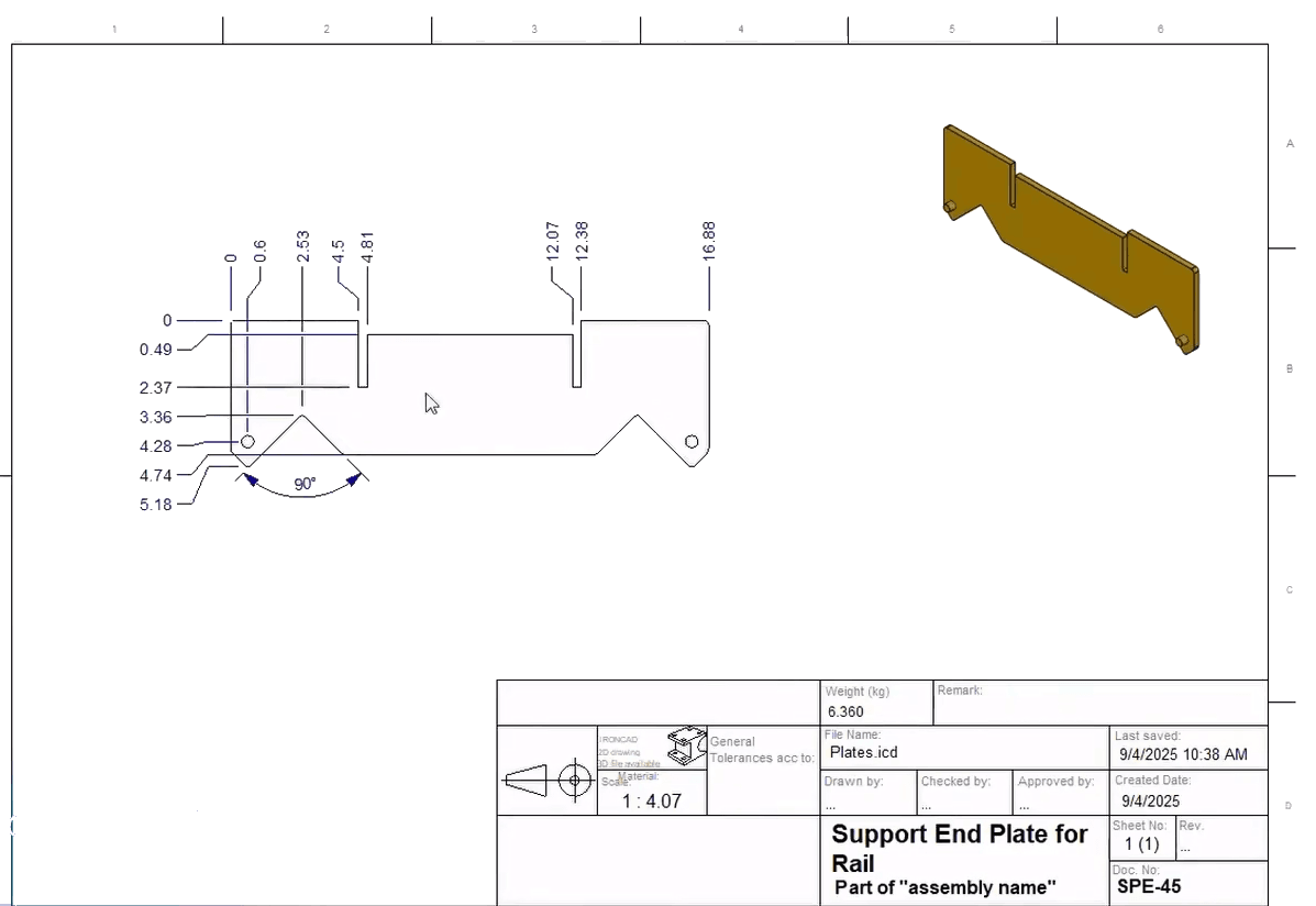 IronCAD 2026 AI 智慧標註,自動產生工程圖尺寸與標註。 IronCAD 2026 AI 智慧標註,自動產生工程圖尺寸與標註。