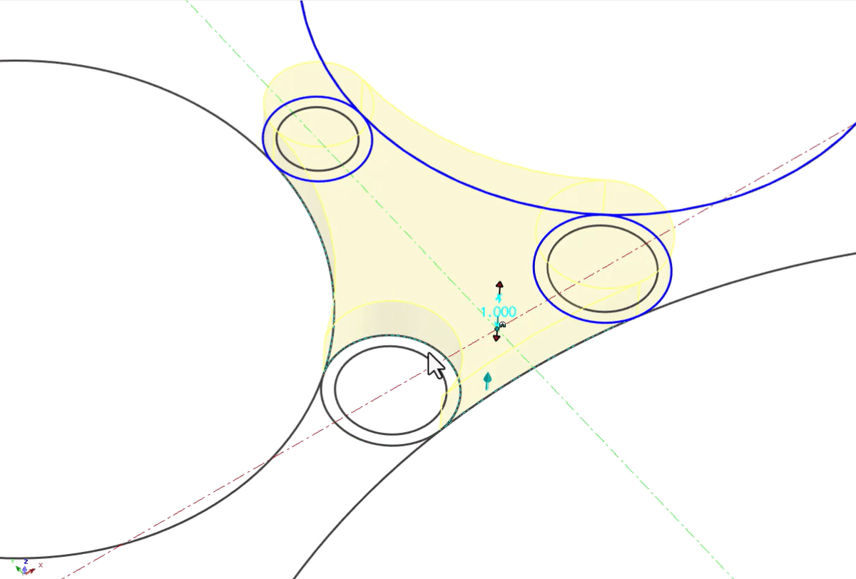 IronCAD 2026 草圖增強功能,支援多區域偵測、自動選取與快速特徵建立,讓草圖拉伸與切除更直覺高效。 IronCAD 2026 草圖增強功能,支援多區域偵測、自動選取與快速特徵建立,讓草圖拉伸與切除更直覺高效。