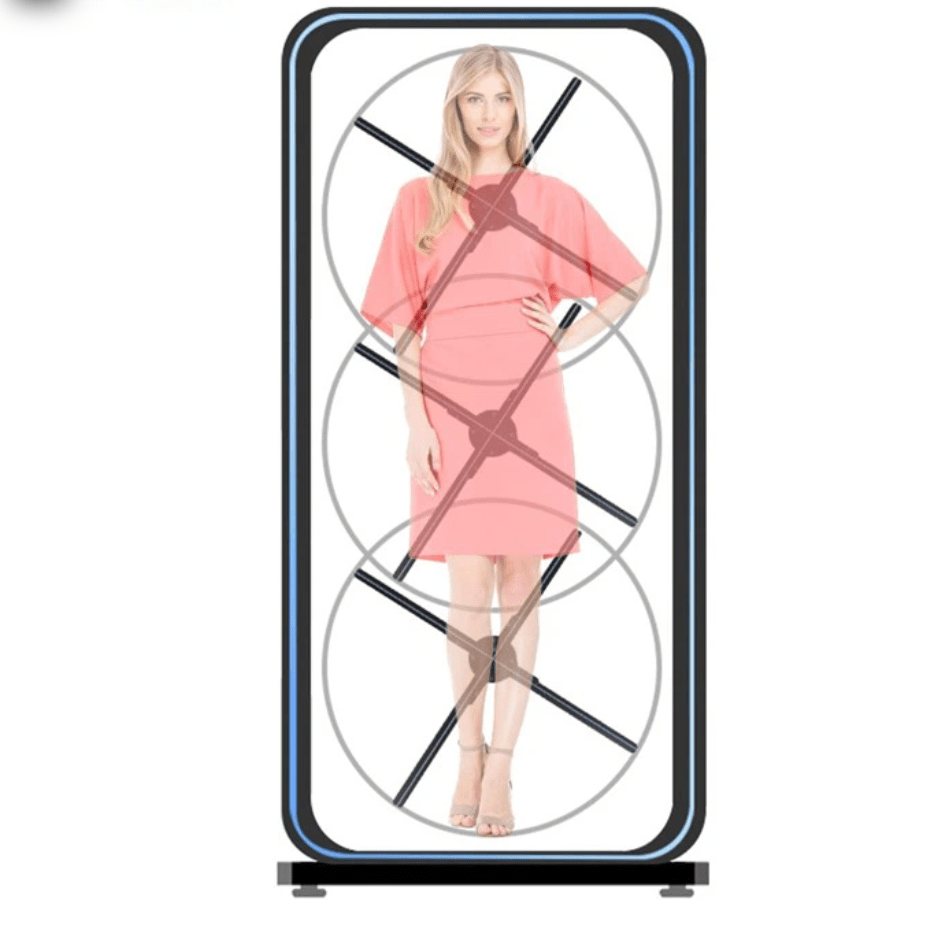Fursol  life-size cabinet for 3D human hologram projector Fursol  life-size cabinet for 3D human hologram projector