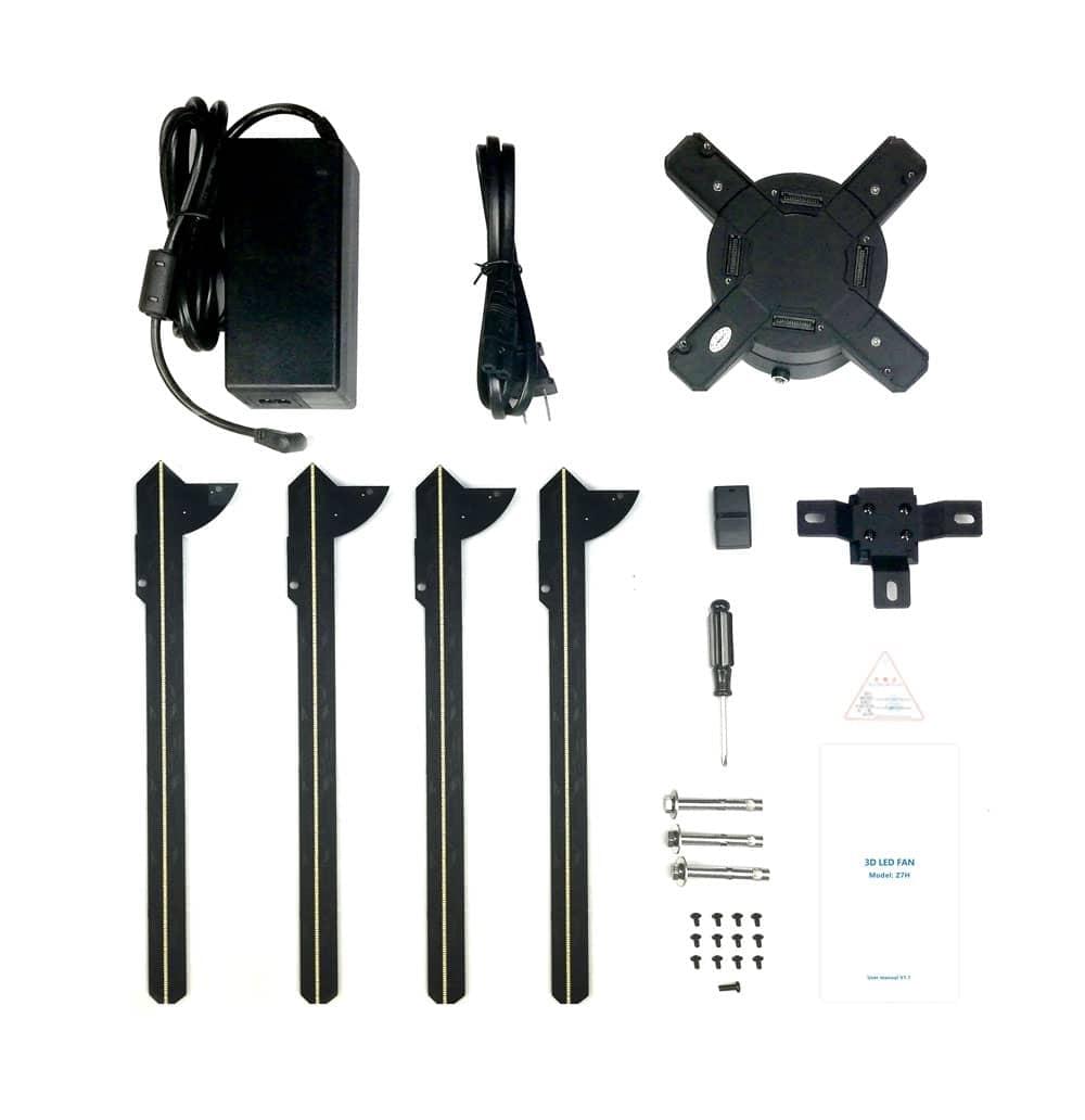 The portable fly case design for fursol 3D LED FAN The portable fly case design for fursol 3D LED FAN