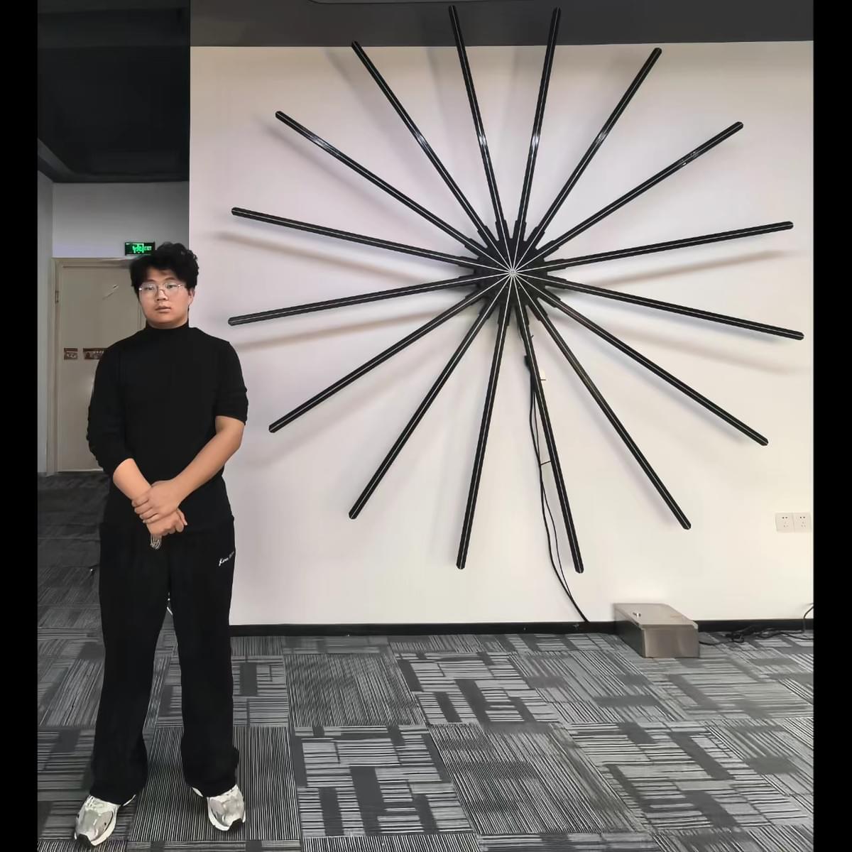 The Fursol 180cm 3D hologram fan with low power consumption and energy-saving, to make it environmentally,friendly and cost-effective The Fursol 180cm 3D hologram fan with low power consumption and energy-saving, to make it environmentally,friendly and cost-effective