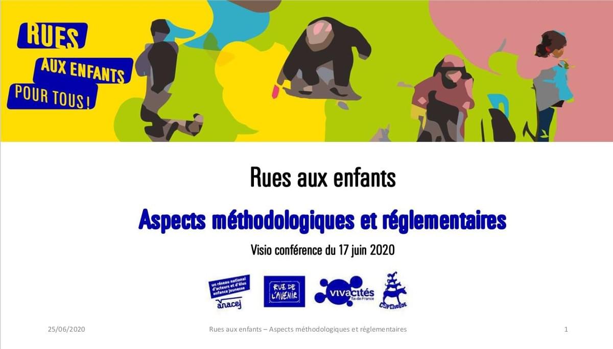 Premiere page du diaporama méthodologie et reglementation rues aux enfants Premiere page du diaporama méthodologie et reglementation rues aux enfants