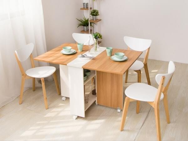 Bàn ăn thông minh gấp gọn cho những buổi tiệc, party Bàn ăn thông minh gấp gọn cho những buổi tiệc, party