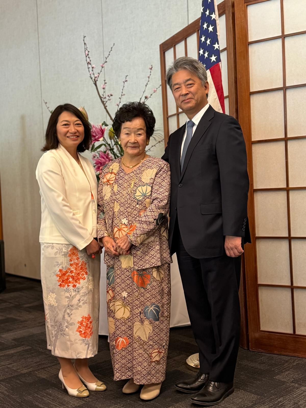 Mami Sone, Akiko Bourland, and Kenko Sone Mami Sone, Akiko Bourland, and Kenko Sone