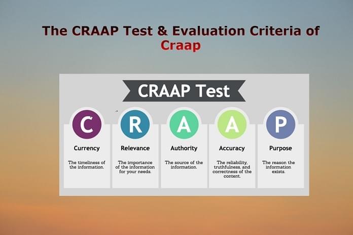 Craap Test -evaluation Craap Test -evaluation
