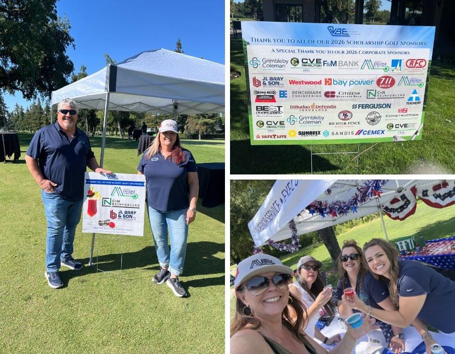MEE team members at the 2026 Valley Builders Exchange Scholarship Golf Tournament MEE team members at the 2026 Valley Builders Exchange Scholarship Golf Tournament