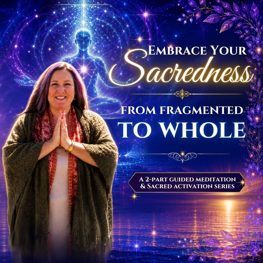 A sacred meditation and activation series offering by Natalie Viglione of Awakening Magick — Embrace Your Sacredness, a 2-part guided journey for cellular restoration and divine spirit reconnection. A sacred meditation and activation series offering by Natalie Viglione of Awakening Magick — Embrace Your Sacredness, a 2-part guided journey for cellular restoration and divine spirit reconnection.