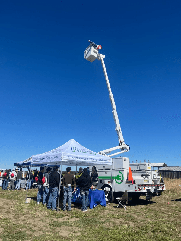High school students exploring skilled trade careers and hands-on construction industry exhibits during Construction Trades Day 2026 High school students exploring skilled trade careers and hands-on construction industry exhibits during Construction Trades Day 2026