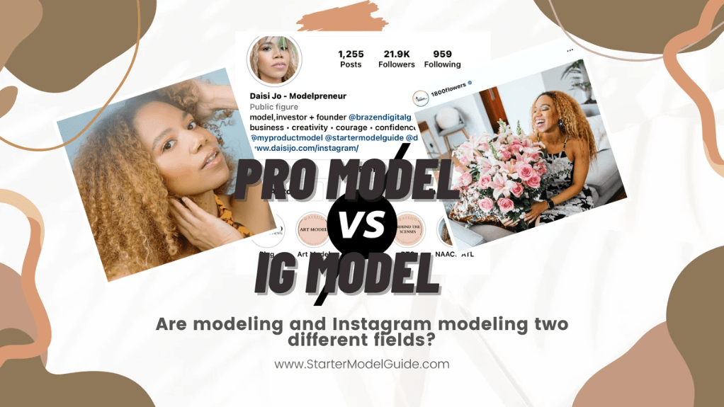 Instagram modeling versus Professional modeling Instagram modeling versus Professional modeling