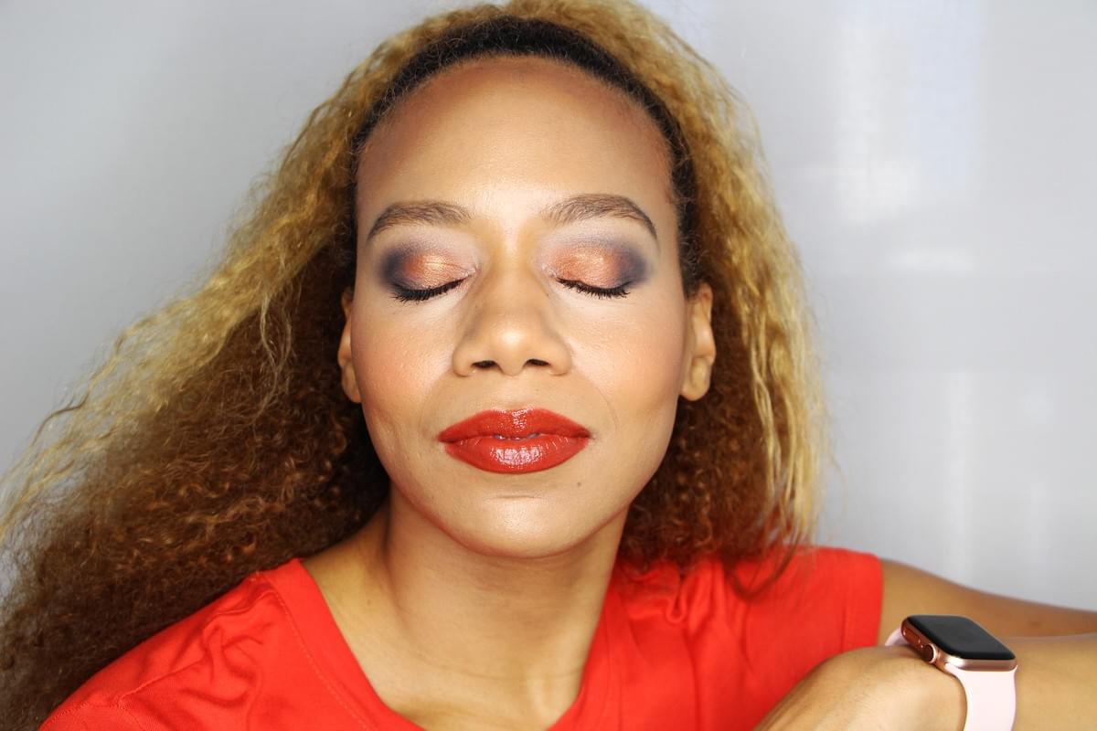 E.L.F. Cosmetics Modern Metals Collection Eyeshadow Palette, Blush & Highlighter Palette, Matte Liquid Lipstick and Shimmer Lipgloss Try-On E.L.F. Cosmetics Modern Metals Collection Eyeshadow Palette, Blush & Highlighter Palette, Matte Liquid Lipstick and Shimmer Lipgloss Try-On