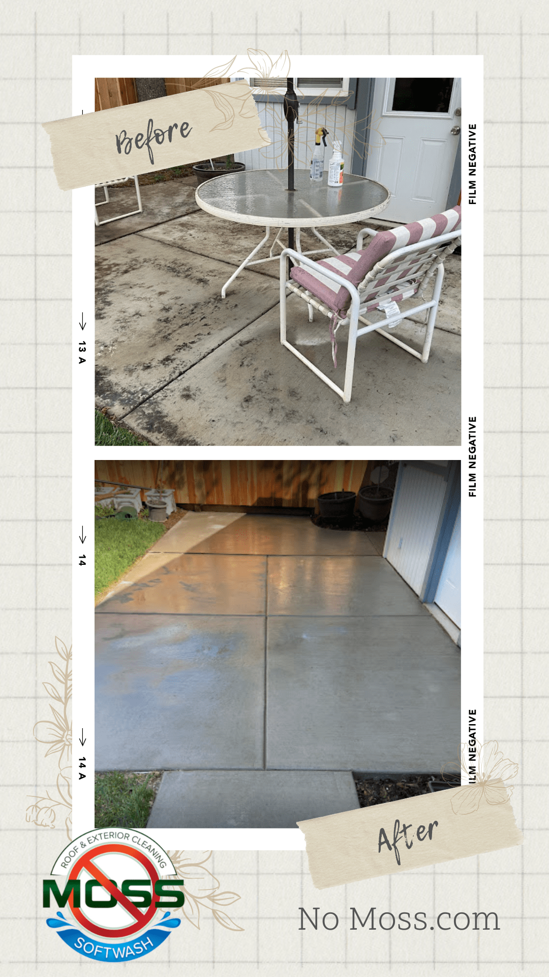 Home Backyard Patio Cleaning by No Moss Soft Wash Pressure Washing Home Backyard Patio Cleaning by No Moss Soft Wash Pressure Washing
