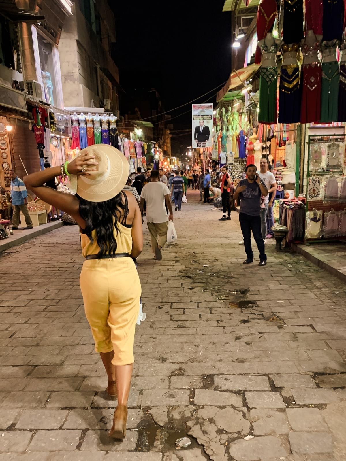 CulturesUncovered Brit Thompson Egypt fruit night market black girls solo travel CulturesUncovered Brit Thompson Egypt fruit night market black girls solo travel