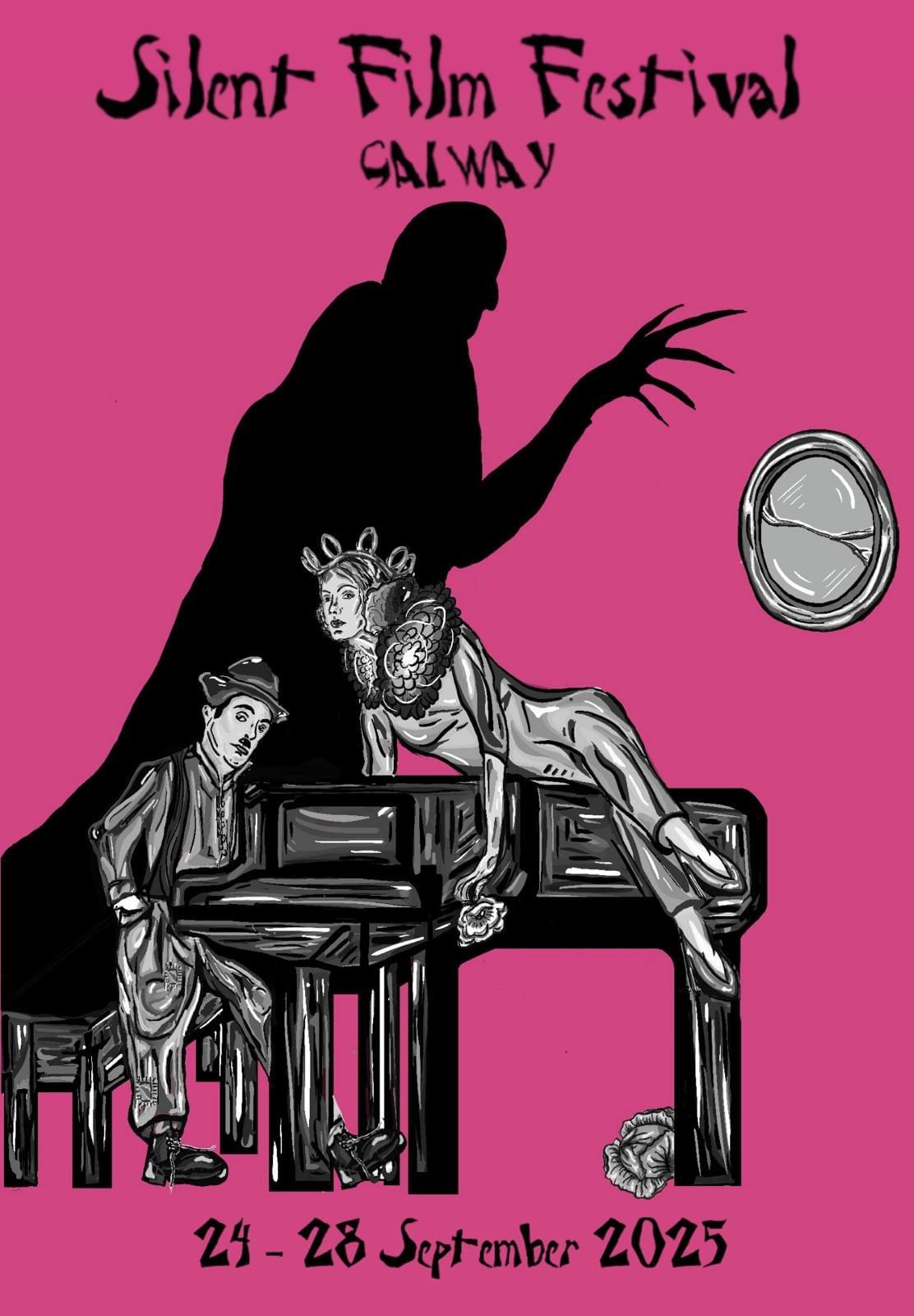 Silent Film Festival Galway - Poster by Molly Qualter Silent Film Festival Galway - Poster by Molly Qualter