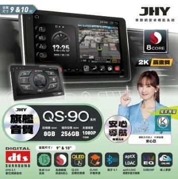 JHY QS90 八核安卓機規格示意 JHY QS90 八核安卓機規格示意