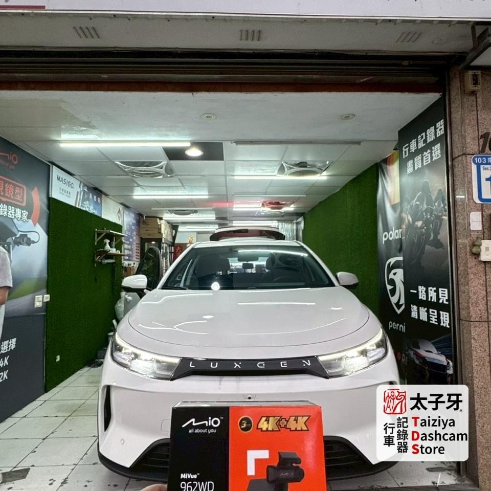Luxgen N7 安裝 MIO 962WD 前後 4K 行車紀錄器 Luxgen N7 安裝 MIO 962WD 前後 4K 行車紀錄器