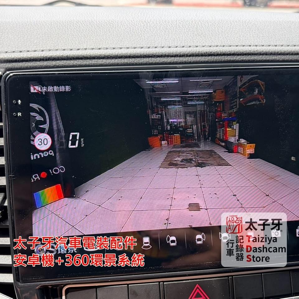 巷道會車360環景側邊視野示意 巷道會車360環景側邊視野示意