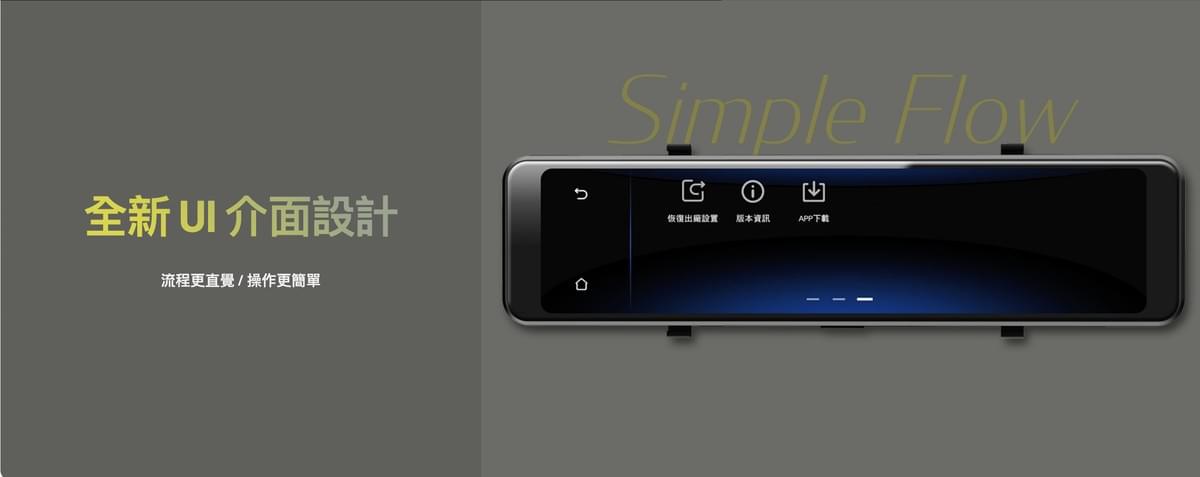 Polaroid T1211D 雙外拉電子後視鏡行車記錄器|11.26吋IPS觸控螢幕・前後1080P雙鏡頭錄影・Sony STARVIS夜視感光・GPS測速提醒・WiFi APP