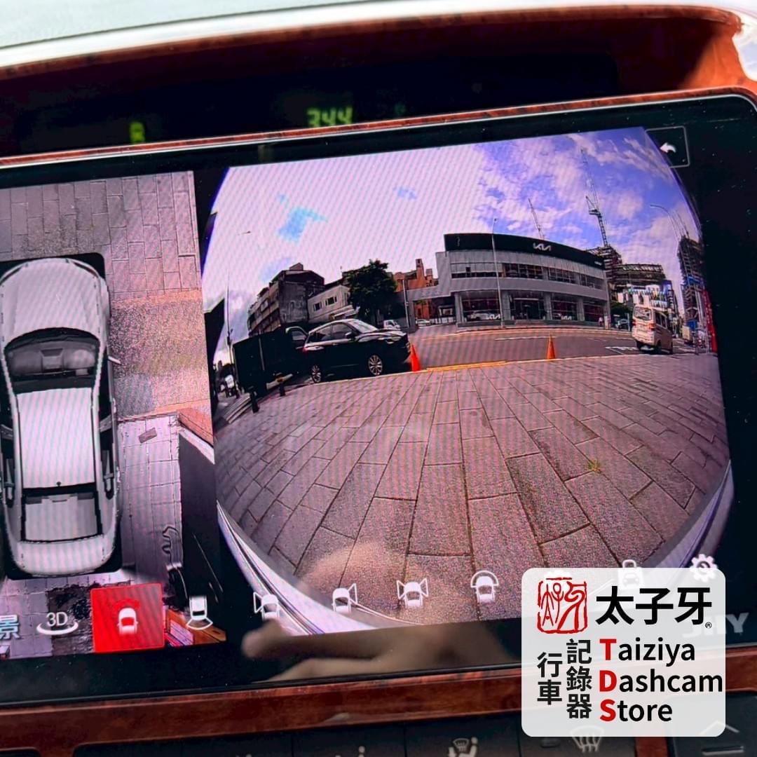 Camry安裝JHY QS60+360環景示意 Camry安裝JHY QS60+360環景示意